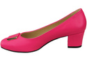 Damenschuhe Pumps Naturleder 187 Neon Pink ElitaBut