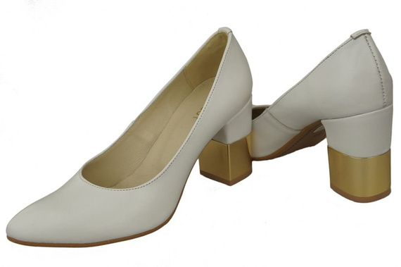 Damenschuhe Pumps Weiß Naturleder 144 ElitaBut