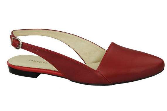 Schuhe Damen Sandalen Rot Naturleder 996 ElitaBut