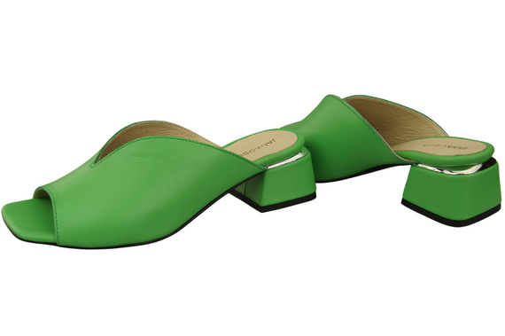 Damen Schuhe Absätze Flip Flops Limette Naturleder 210 ElitaBut