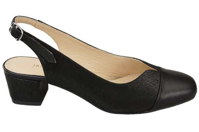 Damenschuhe Sandalen Naturleder 165 Schwarz ElitaBut