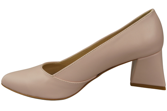 Damen Pumps Puderrosa Echtleder Spitz Zehen Absatz ElitaBut 221