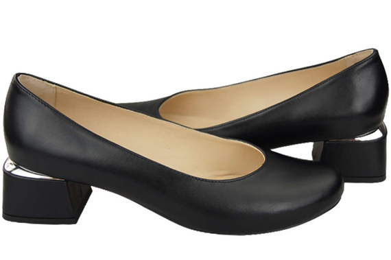 Damenschuhe Pumps Naturleder 159 Schwarz ElitaBut