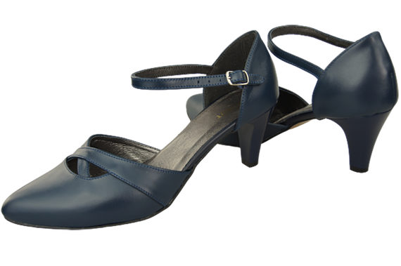 Damenschuhe Sandalen Marineblau Naturleder 151 ElitaBut