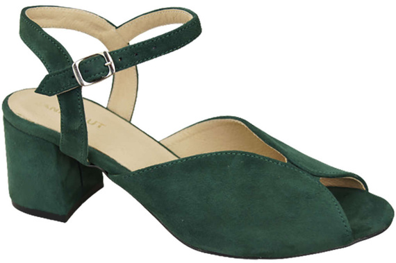 Damenschuhe Sandalen Grünes Naturleder Wildleder 185 ElitaBut