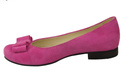 Damenschuhe Ballerinas Fuchsia, Naturleder, Wildleder 126 ElitaBut