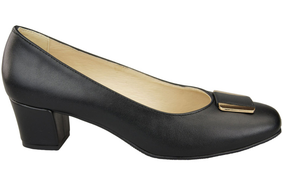 Damenschuhe Pumps Naturleder 187 Schwarz ElitaBut