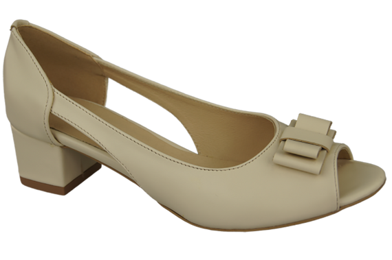 Damenschuhe Beige Sandalen Naturleder 145 ElitaBut