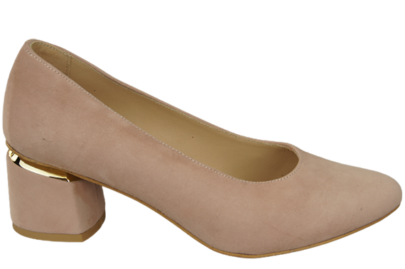Damenschuhe Pumps Rosa Natürliches Wildleder 143 Von ElitaBut