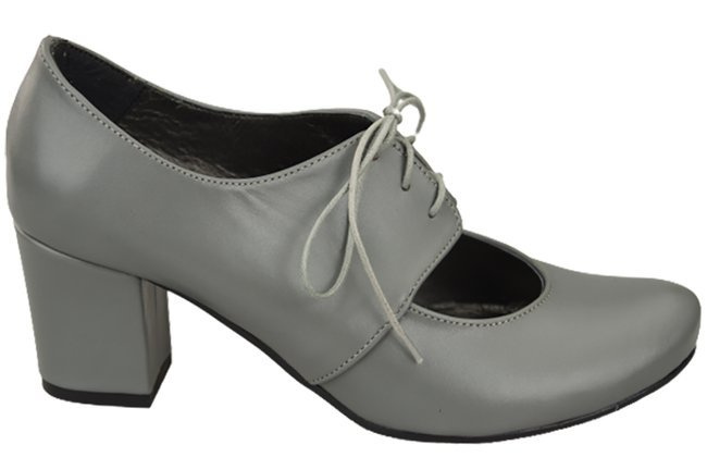 Schuhe Damenschuhe, Naturleder, Grau 161 ElitaBut