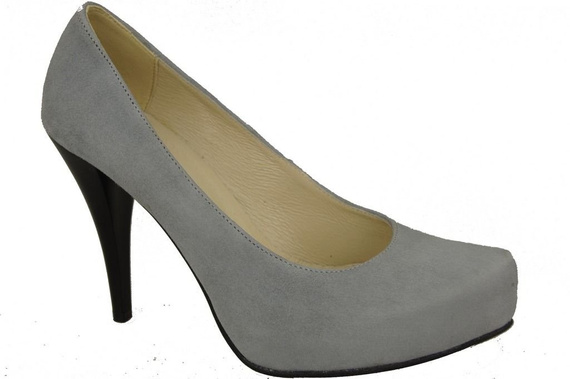 Damenschuhe Pumps Grau Natürliches Wildleder 644 ElitaBut