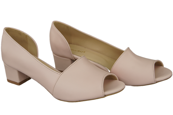 Damenschuhe Sandalen Rosa Puder Naturleder 147 ElitaBut