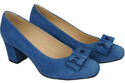 Damenschuhe Pumps Blau, natürliches Wildleder 163 ElitaBut