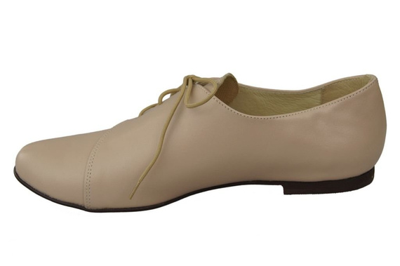 Damen-Ballerinas Cappuccino, Naturleder 110 ElitaBut