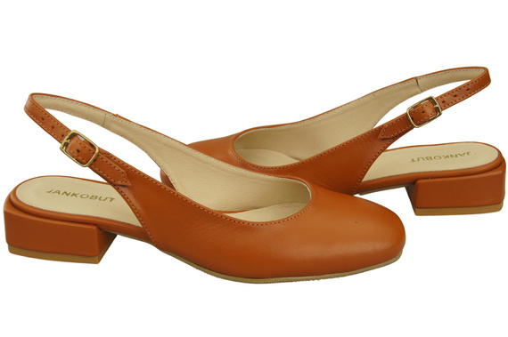 Damen Schuhe Sandalen Rotes Flacher Absatz Naturleder 206 ElitaBut