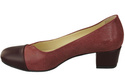 Damenschuhe Pumps Naturleder 164 Burgund ElitaBut