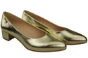 Damen Pumps Gold mit niedrigem Absatz zeitlose Eleganz und Komfort 220 ElitaBut