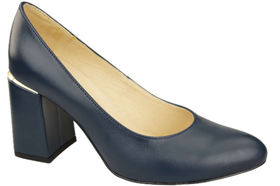 Damenschuhe Pumps Marineblau Naturleder 179 ElitaBut