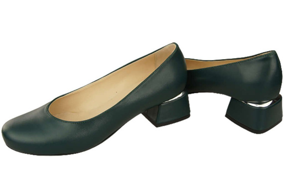 Damenschuhe Pumps Naturleder 159 Malachit ElitaBut