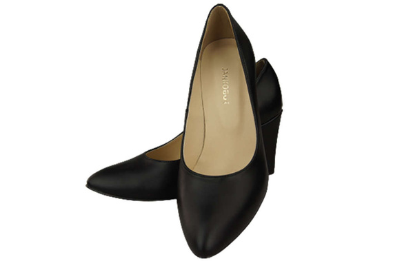 Damenschuhe Pumps Schwarz Naturleder 170 ElitaBut