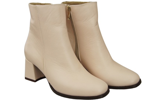 Damenstiefel Puderrosa für Winter Naturleder 214 Z ElitaBut