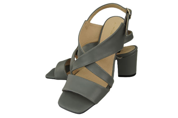Damenschuhe Sandalen Grau Naturleder 149 ElitaBut