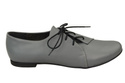 Damen Ballerinas Grau, Naturleder 110 ElitaBut