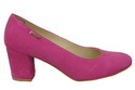 Damenschuhe Pumps Fuchsia Naturleder Wildleder 125 ElitaBut