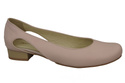 Damen-Ballerinas Puderrosa, Naturleder 103 ElitaBut
