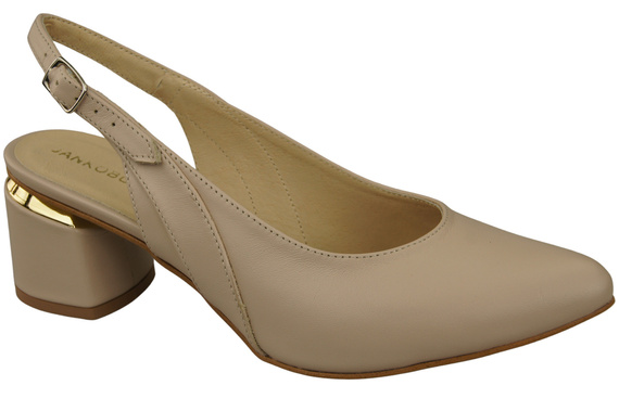 Damenschuhe Cappuccino Sandalen Helles Naturleder 196 ElitaBut