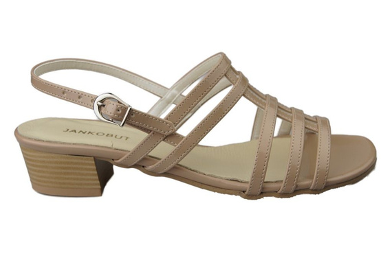Damenschuhe Sandalen Flacher Absatz Cappuccino 622 ElitaBut