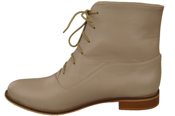 Damenschuhe Frühling/Herbst Naturleder Cappuccino-Maserung 155 L ElitaBut