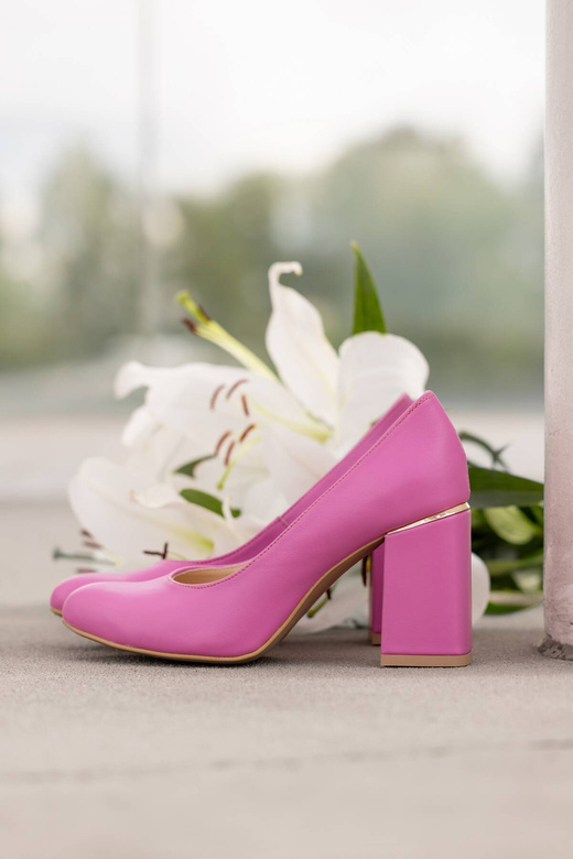 Damenschuhe Pumps Fuchsia Naturleder 179 ElitaBut