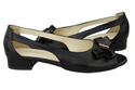 Schuhe Damen Sandalen Schwarz Naturleder 994 ElitaBut