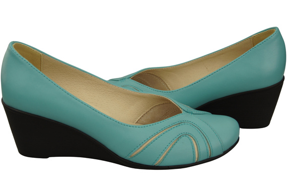 Damen Schwarz Naturleder Gestiefelte Türkis 828 ElitaBut