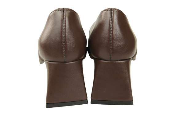 Damen Pumps Schokolade Echtleder Spitz Zehen Absatz ElitaBut 221