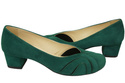 Damenschuhe Pumps aus natürlichem Wildleder Malachite 786 von ElitaBut