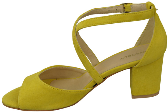 Damenschuhe Zitronensandalen, Naturleder, Wildleder 111 ElitaBut