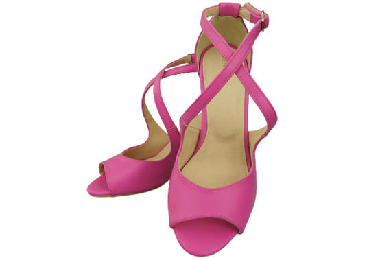 Damenschuhe Sandalen Fuchsia Naturleder 186 ElitaBut