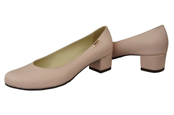 Damenschuhe Pumps Naturleder 116 Puderrosa ElitaBut