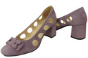 Damenschuhe Pumps Lila Natürliches Wildleder 182 ElitaBut