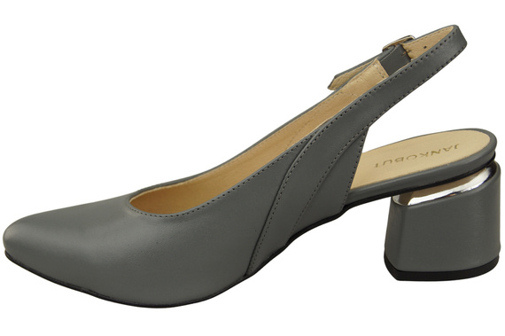 Damenschuhe Sandalen Grau Naturleder 196 ElitaBut