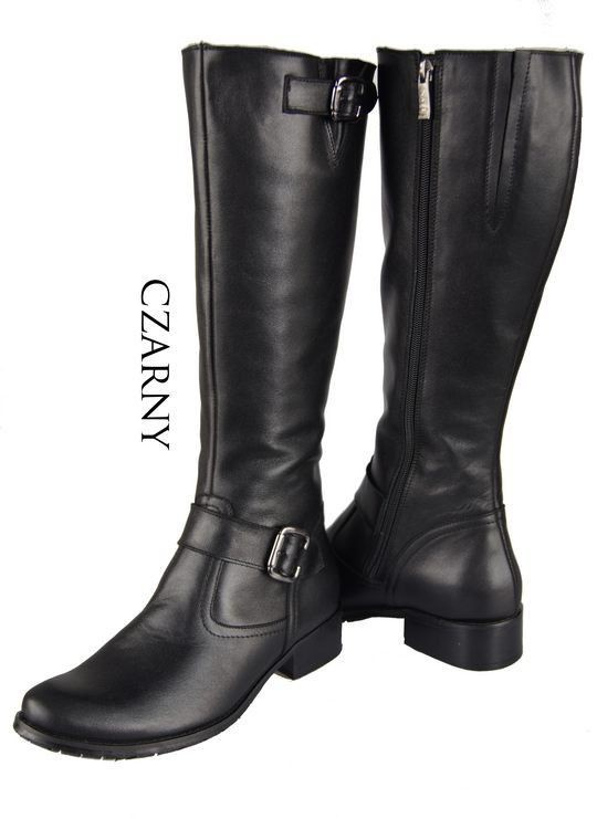 Damenstiefel, Stiefel, Naturleder, Schwarz 747 ElitaBut
