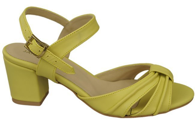 Damenschuhe Zitronensandalen, Naturleder 168 ElitaBut