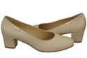 Damenschuhe Pumps Naturleder 172 Beige ElitaBut