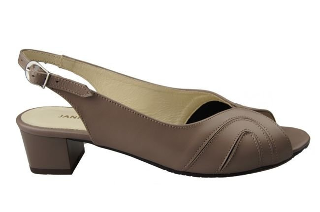 Damenschuhe Sandalen, Naturleder, Cappuccino 991 ElitaBut