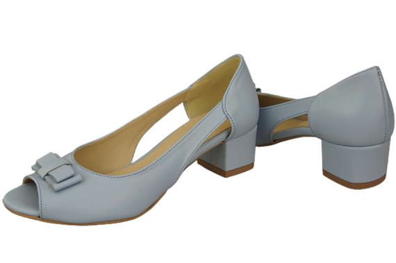 Damenschuhe Sandalen Hellblau Naturleder 145 ElitaBut