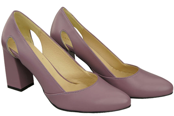 Damenschuhe Pumps Lila Naturleder 184 ElitaBut