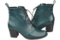 Winter-Schnürstiefeletten für Damen, Naturleder, Malachite 188, von ElitaBut