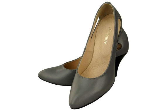 Damenschuhe Pumps Grau Naturleder 166 ElitaBut